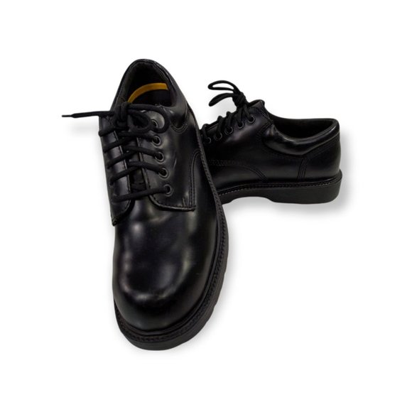 Men’s State Street SafeTStep Oil & Slip Resistant Black Work Shoes Boots Size 10 - Picture 2 of 11